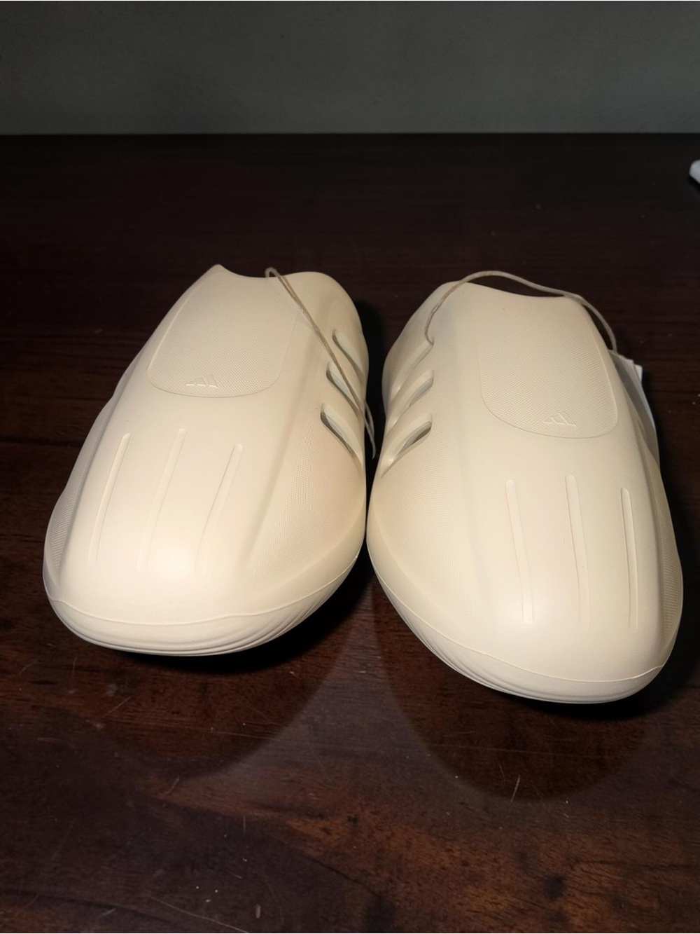 Men's Slip-On Casual Adidas Clogs in Cream